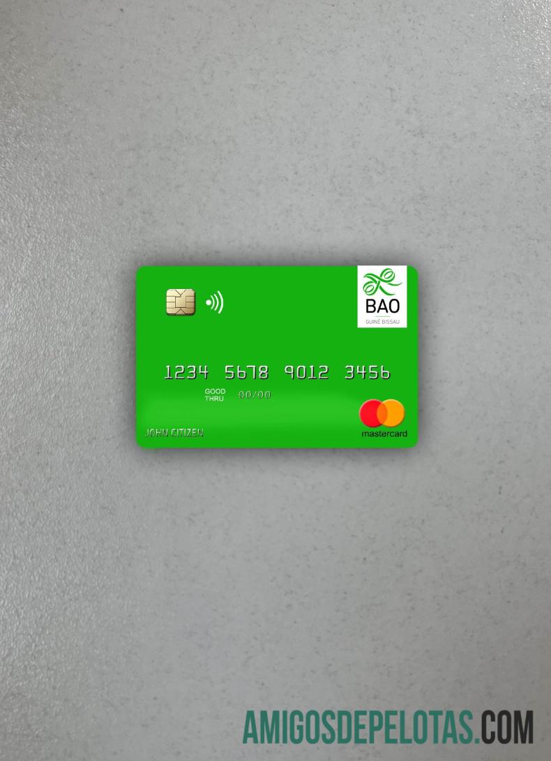 Guinea Bissau Banco Da Africa Ocidental Mastercard Photolook Front baixar para verificação